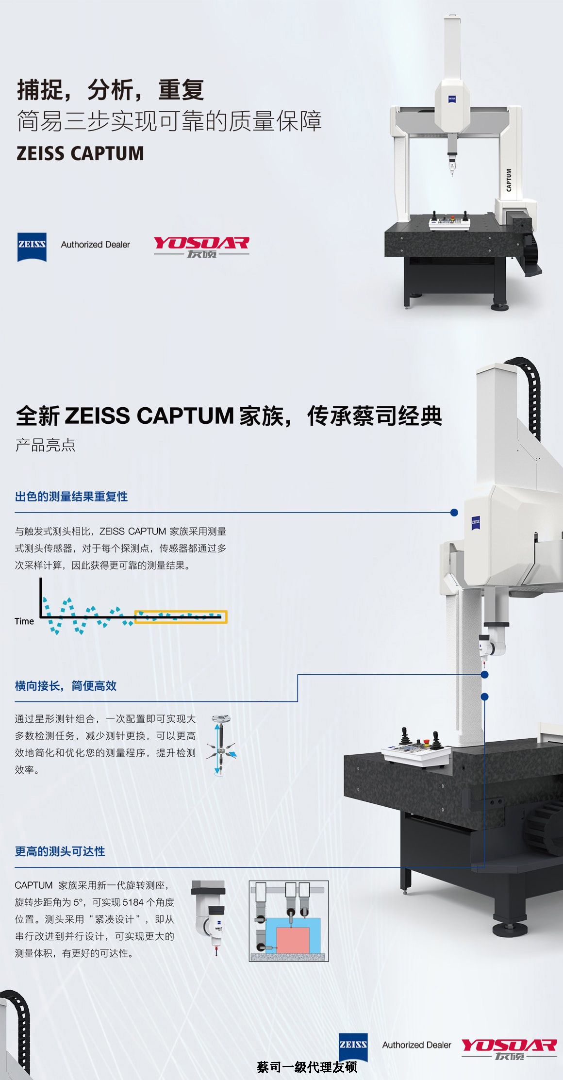 定安蔡司三坐标CAPTUM